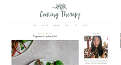 Desktop Screenshot of cooking-therapy.com